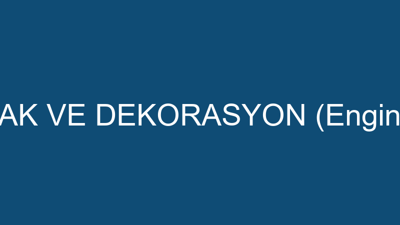 As Mutfak Ve Dekorasyon (Engi̇n Çuhadar) — Mutfak Tadilatı