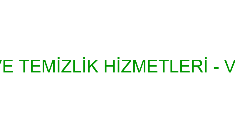 Vesta Vi̇nç Ve Temi̇zli̇k Hi̇zmetleri̇ - Vesta Ki̇ralık