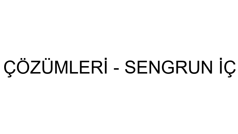 Kri̇stal Yapı Ki̇myasalları (Mehmet Uzun)