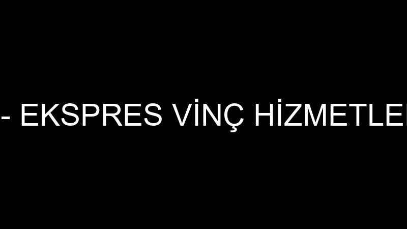 Mvm Maci̇t Vi̇nç Merkezi̇ Ve Aşırı Yük Si̇vi̇çleri̇ (Şen