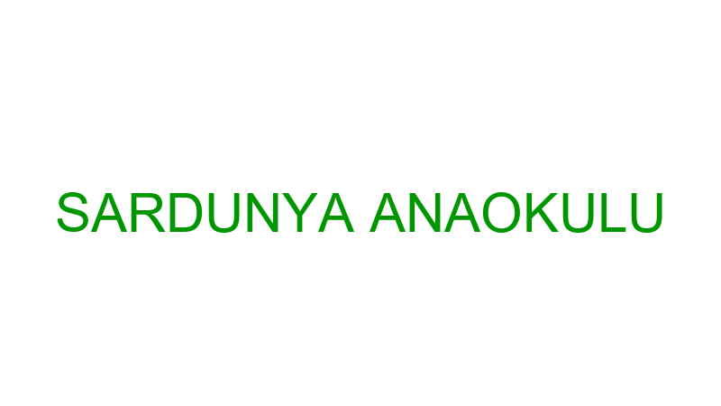 Sardunya Anaokulu